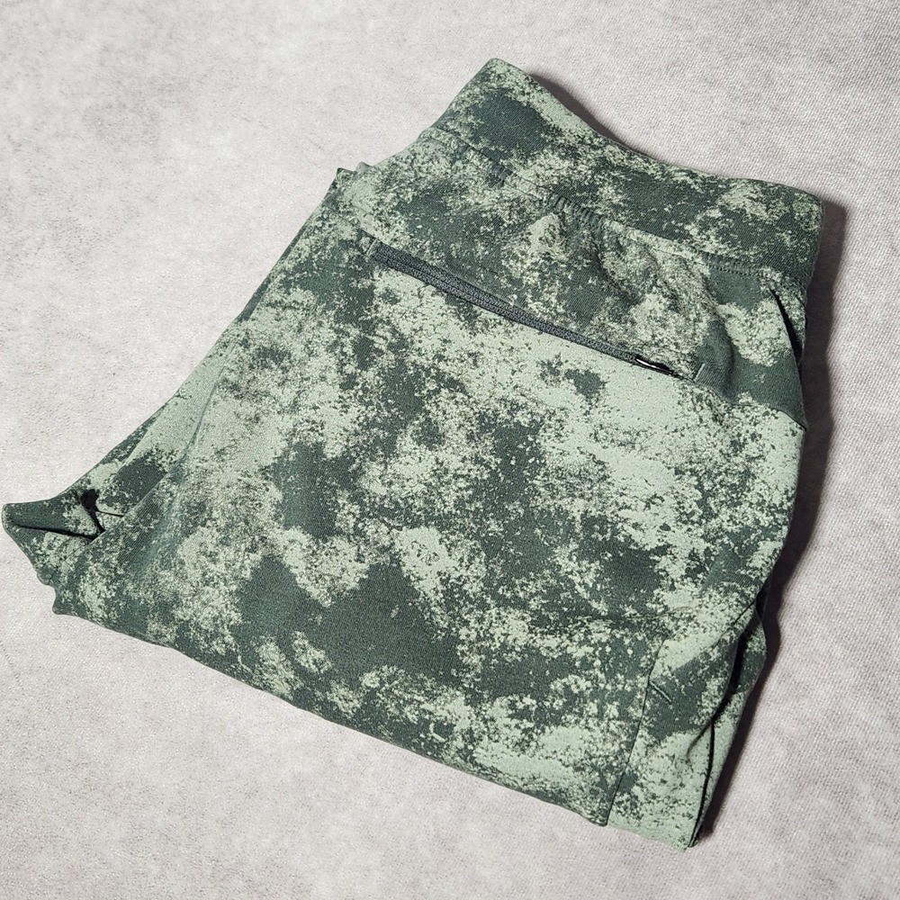 Lululemon City Sweat Jogger Spruce Green Fern Camo French Terry‎ Size S M5AAWS